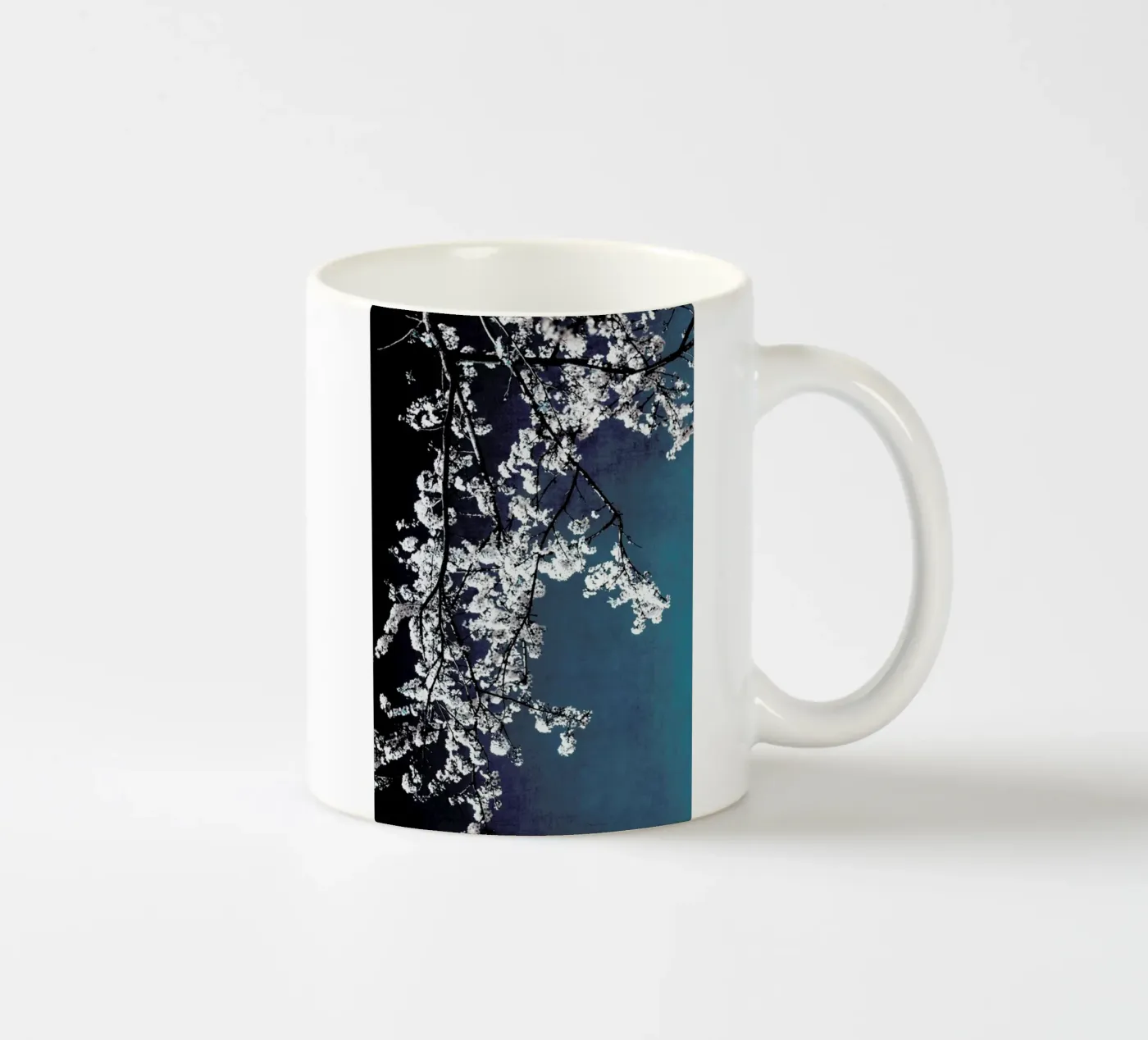 Flowers ceramic mug by Ingrid Beddoes