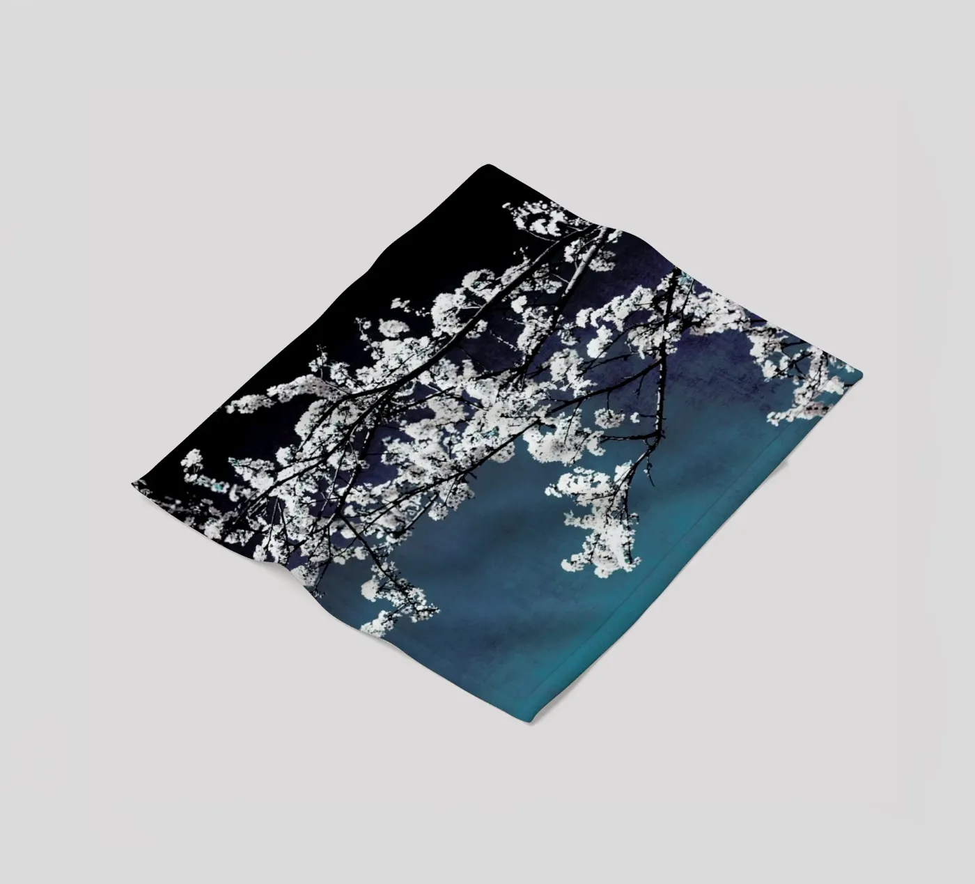 Flowers fleece blanket by Ingrid Beddoes