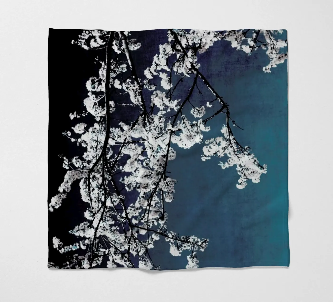 Flowers fleece blanket by Ingrid Beddoes