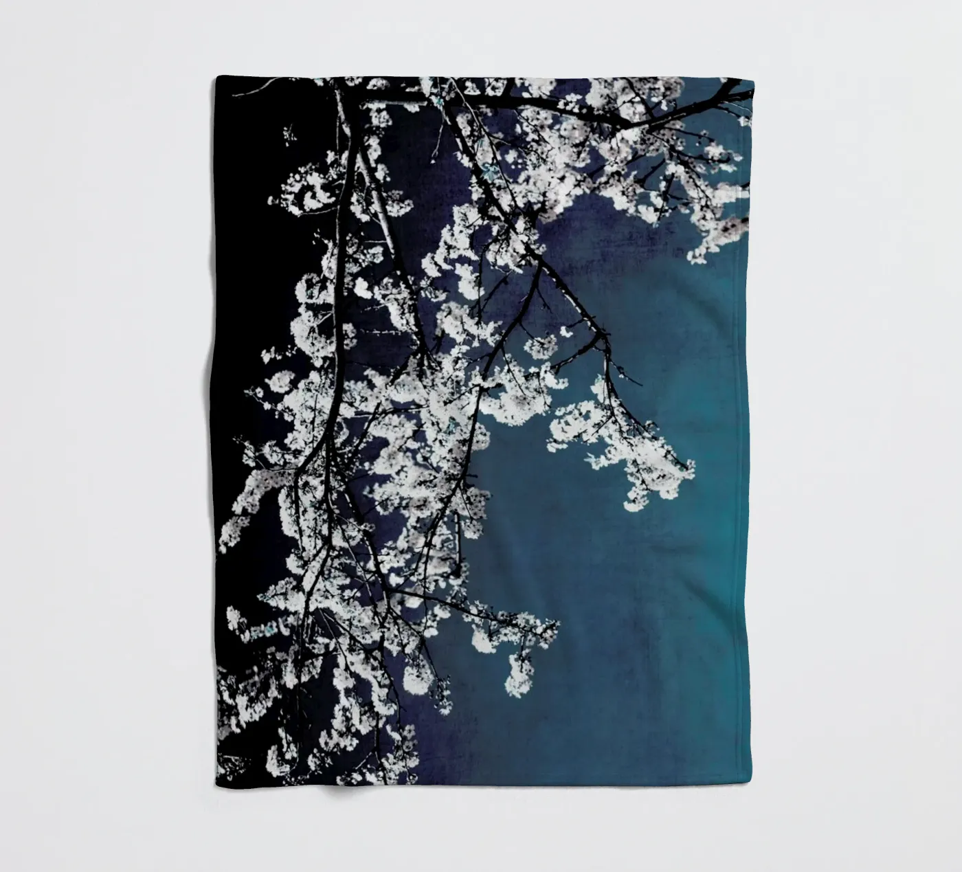 Flowers fleece blanket by Ingrid Beddoes