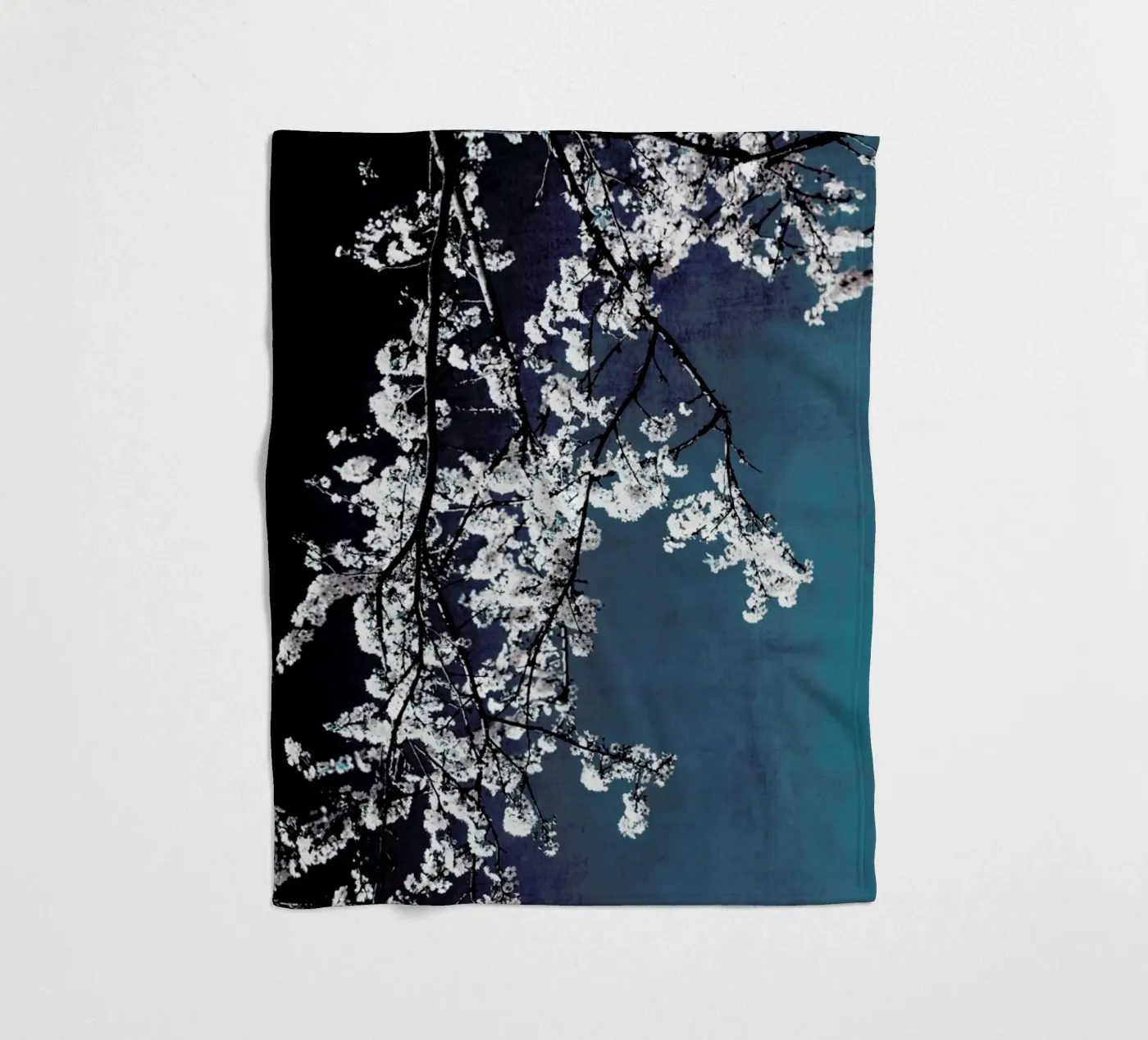 Flowers fleece blanket by Ingrid Beddoes