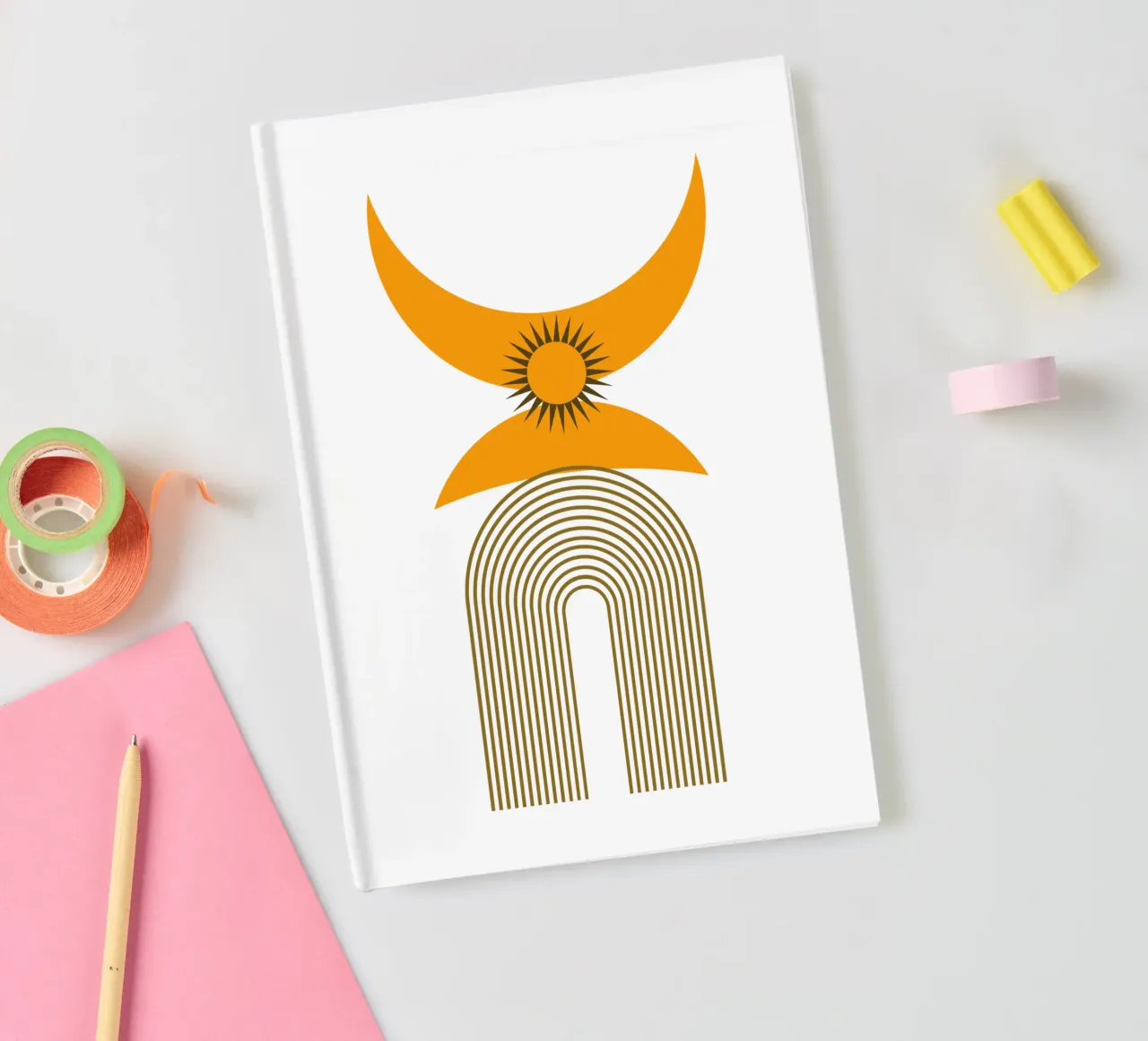 Modern Minimalist Simple Elegant notebook by YSV MINIMALIST