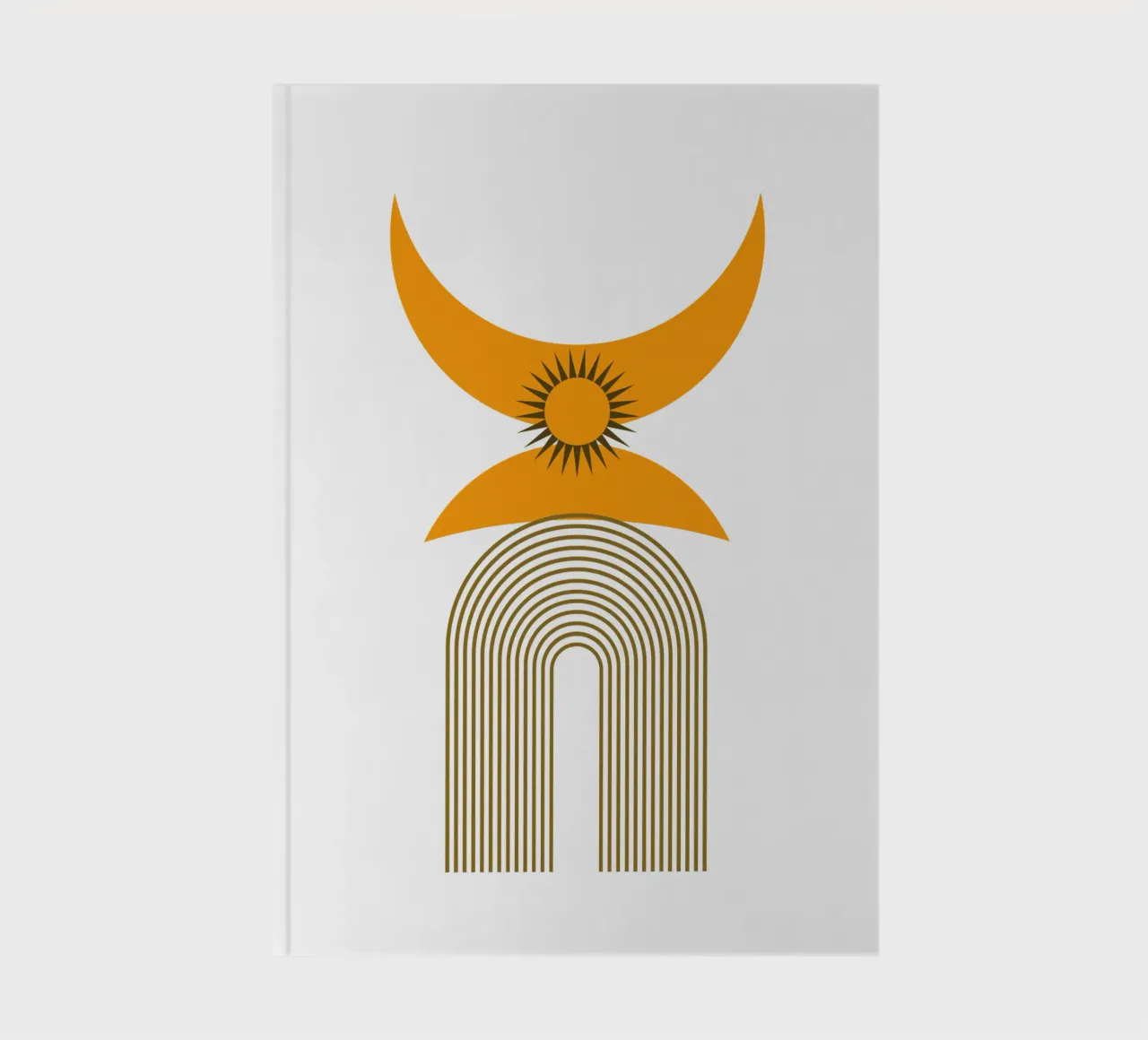 Modern Minimalist Simple Elegant notebook by YSV MINIMALIST