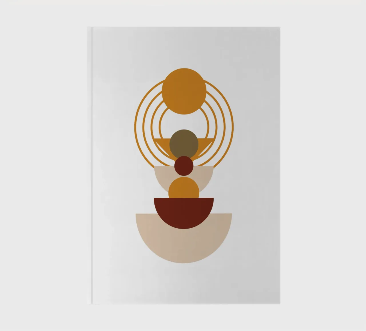 Modern Minimalist Simple Elegant notebook by YSV MINIMALIST