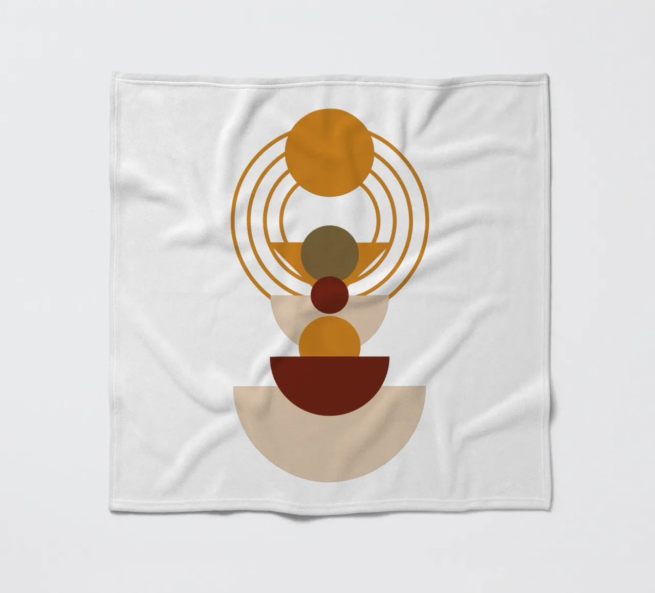 Modern Minimalist Simple Elegant fleece blanket by YSV MINIMALIST