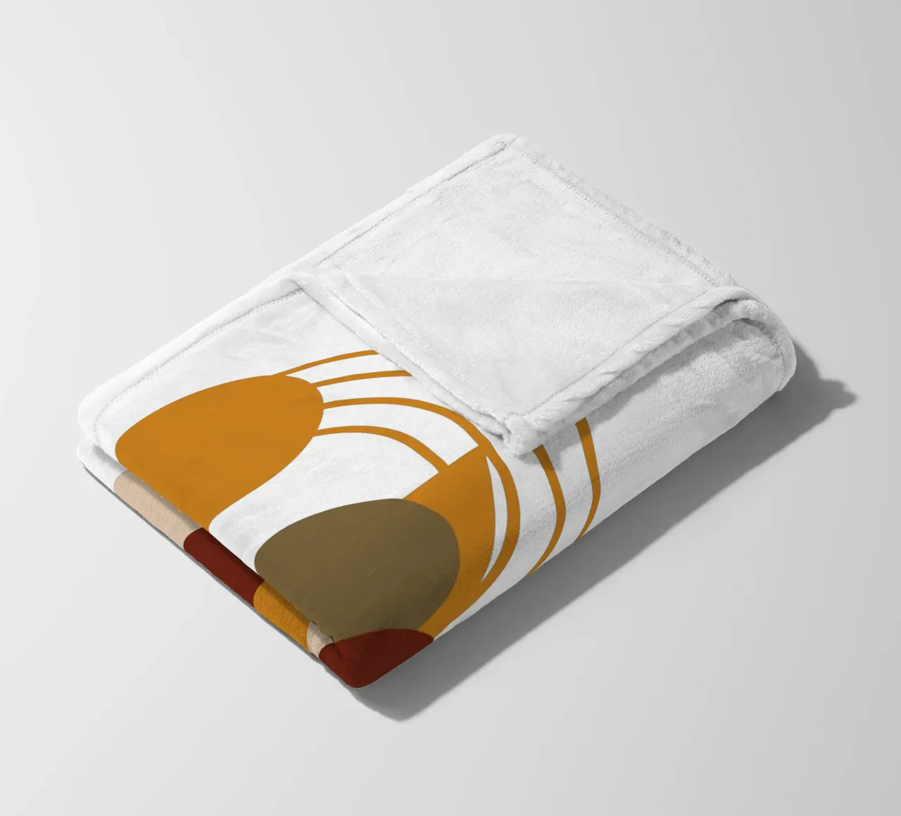 Modern Minimalist Simple Elegant fleece blanket by YSV MINIMALIST