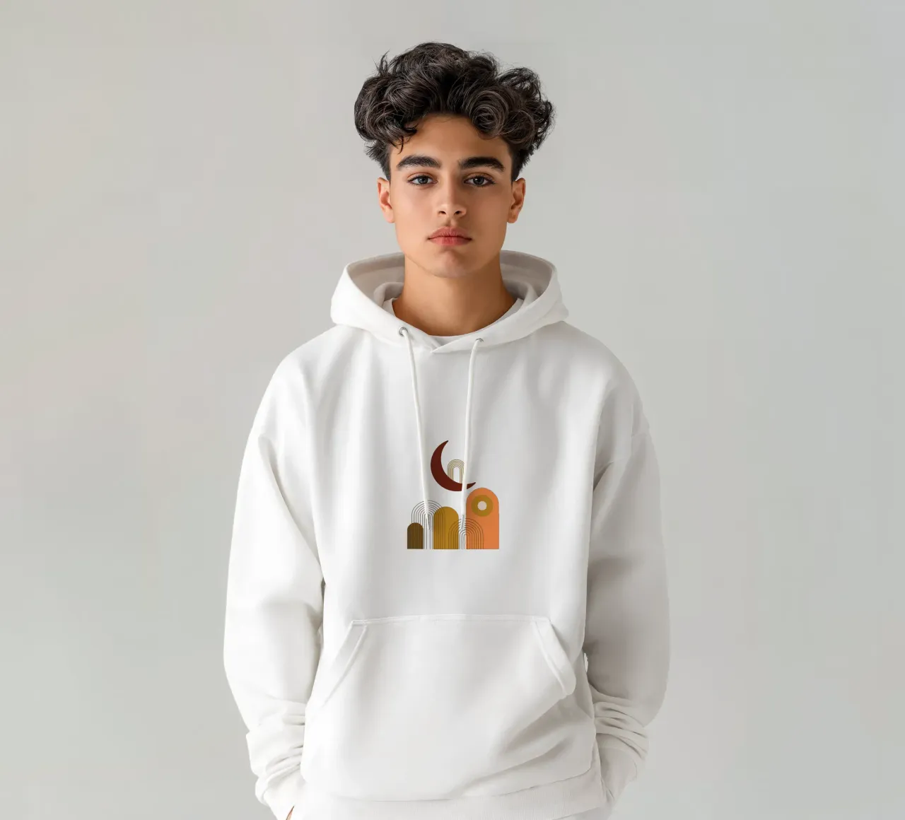 Moderno Minimalista Semplice Elegante felpa con cappuccio da YSV MINIMALIST