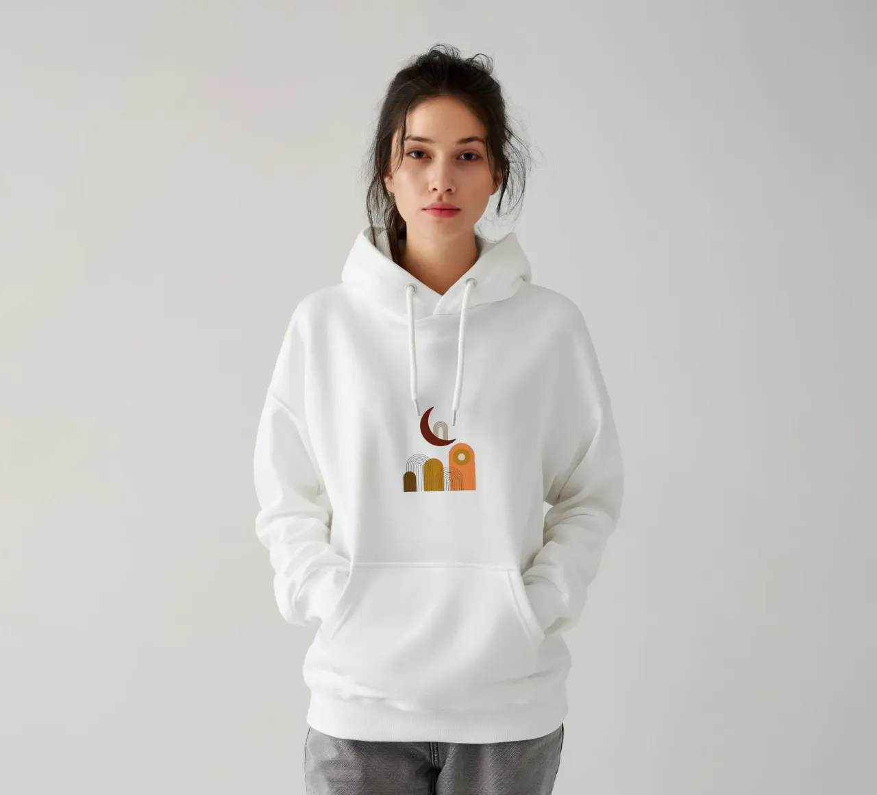 Moderno Minimalista Semplice Elegante felpa con cappuccio da YSV MINIMALIST