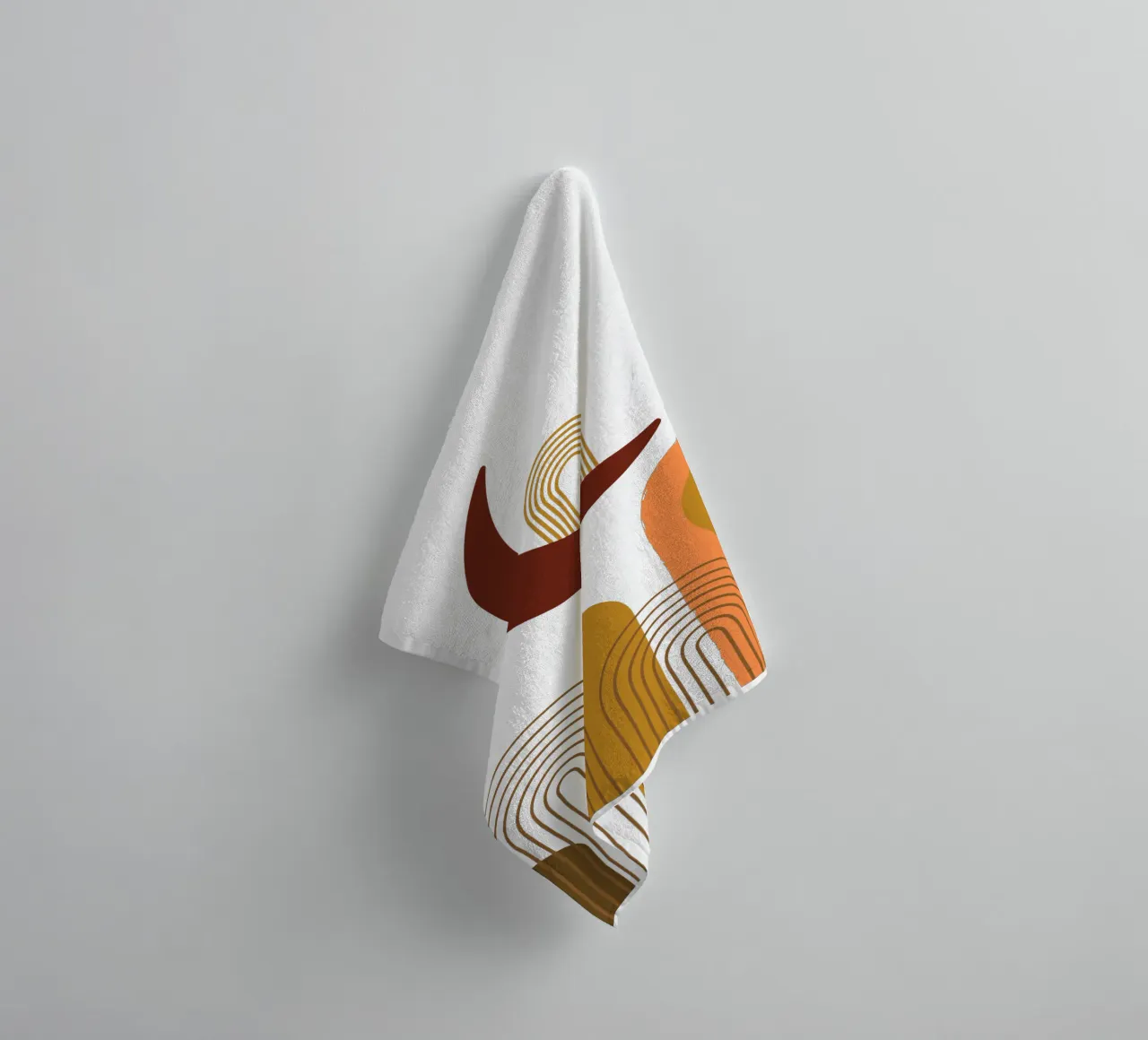 Modern Minimalist Simple Elegant towel by YSV MINIMALIST