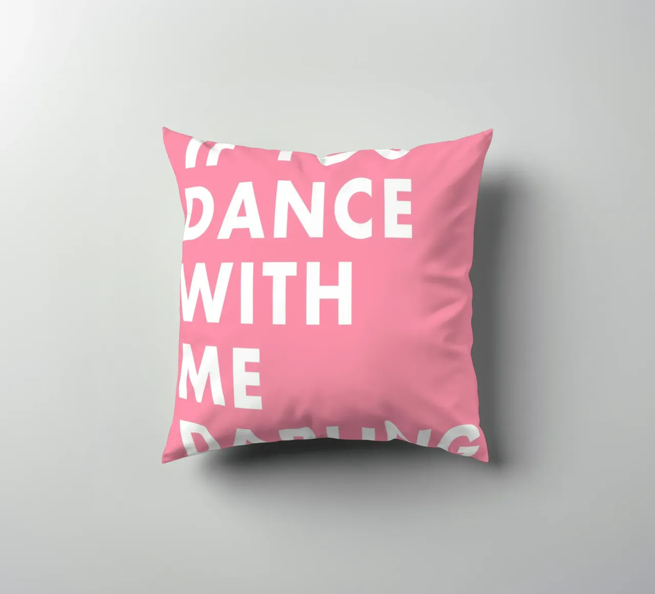 If you dance with me darling cuscino da WORD & WONDER