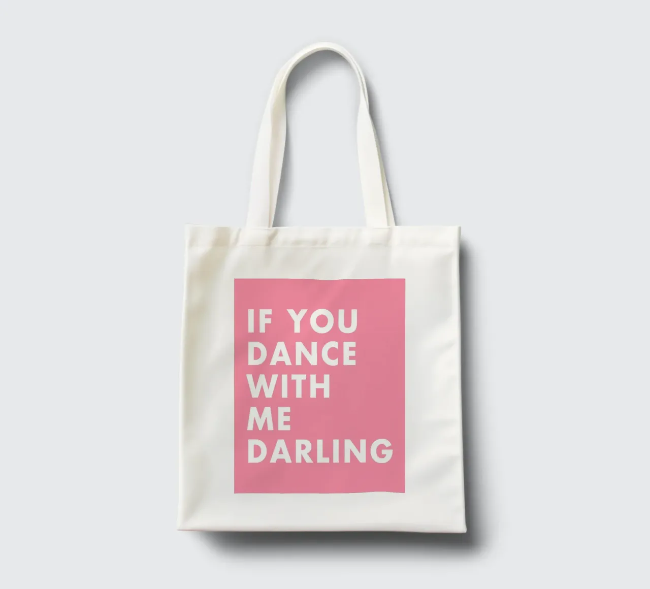 If you dance with me darling borsa in juta da WORD & WONDER