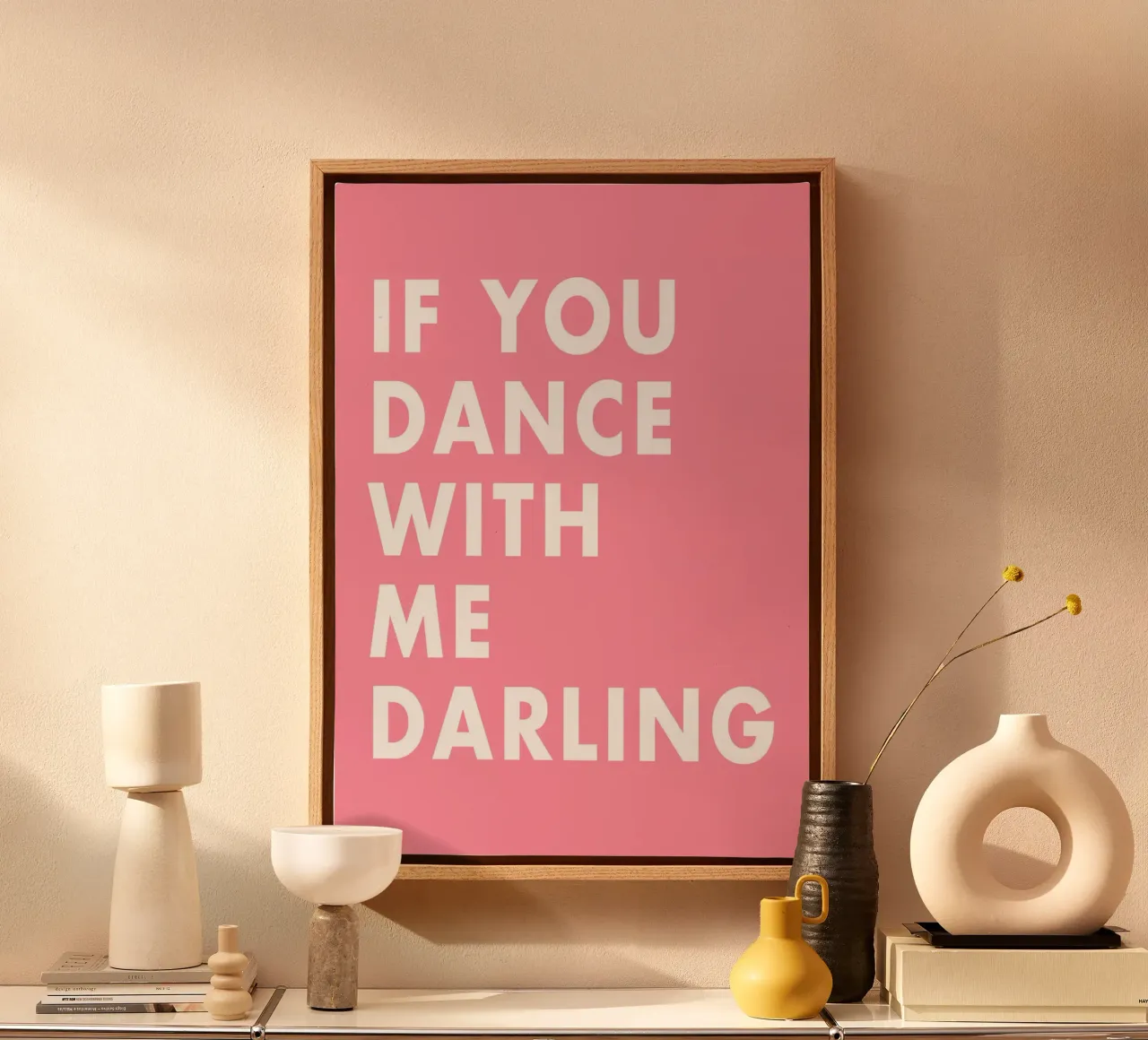 If you dance with me darling tela da WORD & WONDER