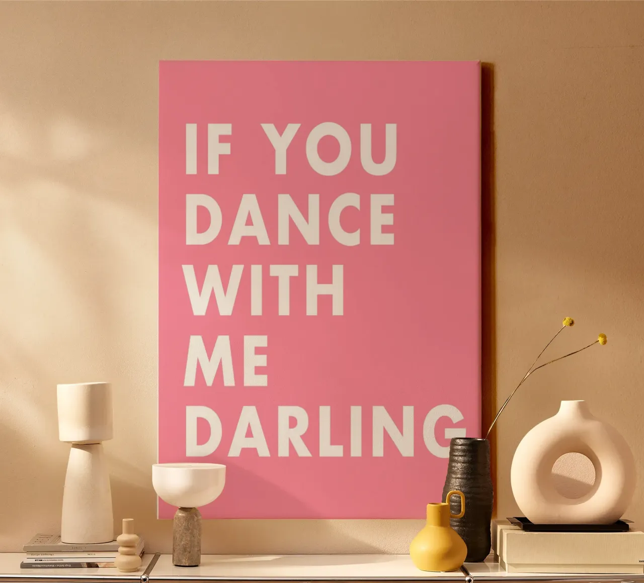 If you dance with me darling tela da WORD & WONDER