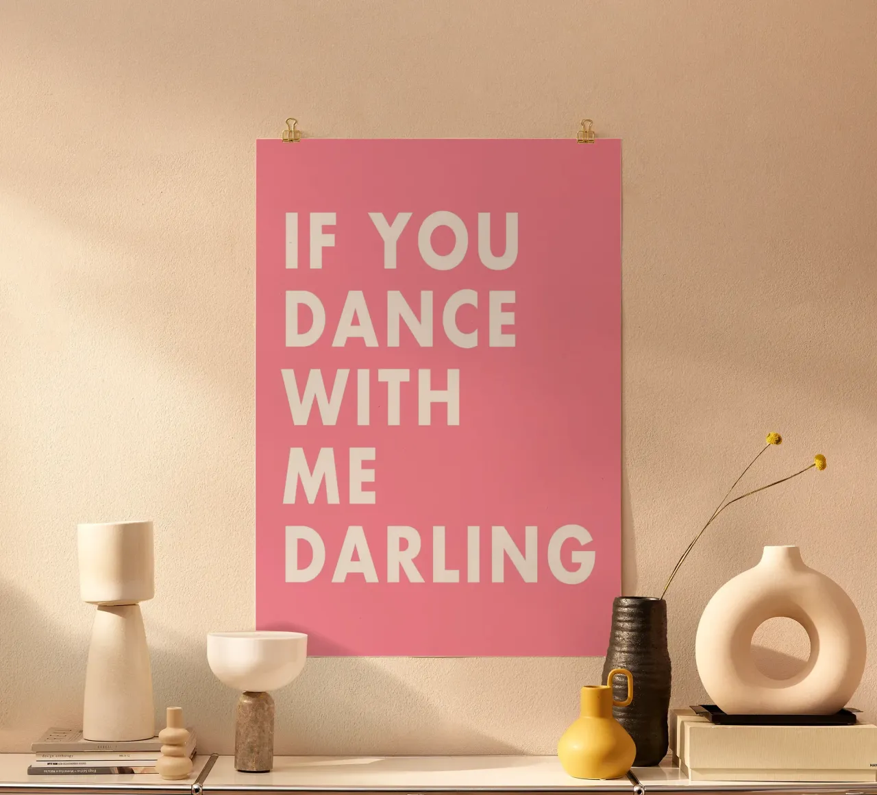 If you dance with me darling carta hahnemühle da WORD & WONDER