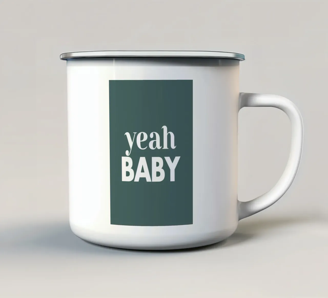 yeah baby tazza in smalto da WORD & WONDER