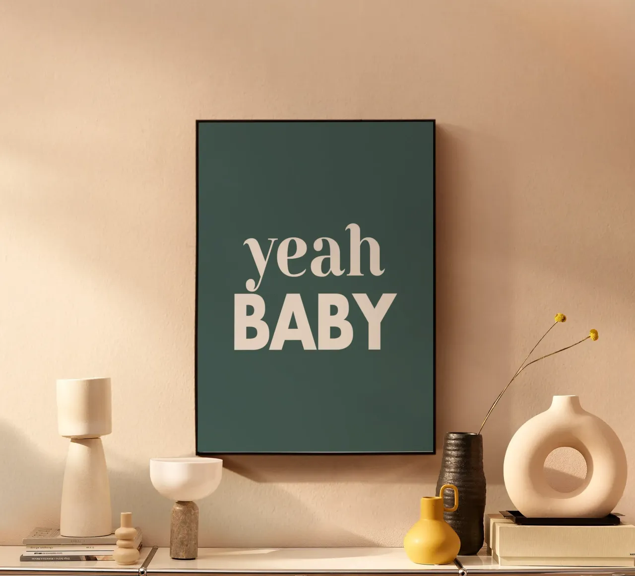 yeah baby plexiglass da WORD & WONDER