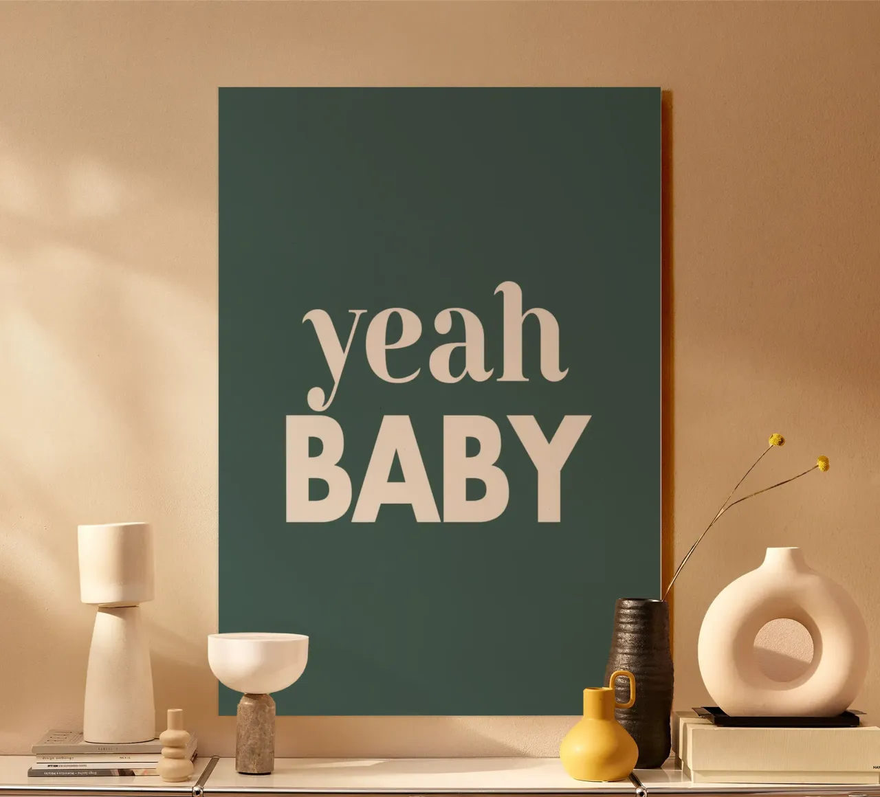 yeah baby plexiglass da WORD & WONDER