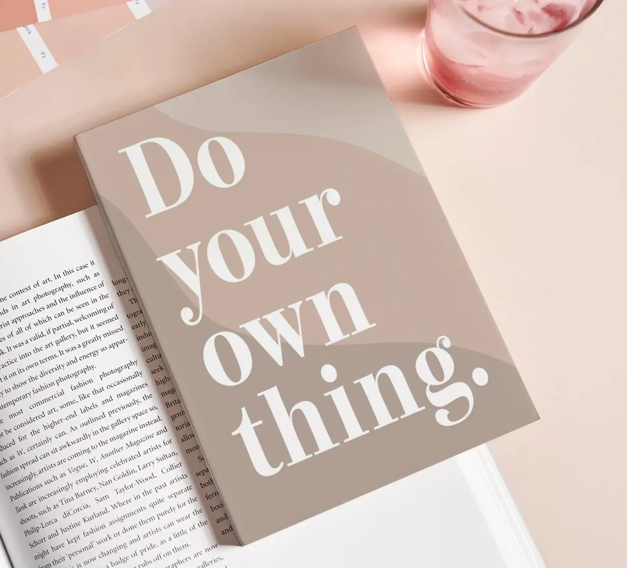 Do your own thing. notebook by WORD & WONDER