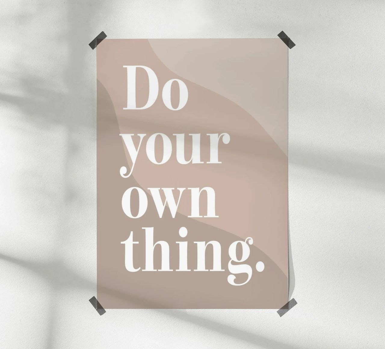 Do your own thing. carta hahnemühle da WORD & WONDER
