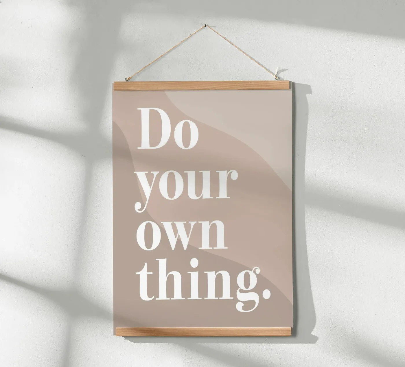 Do your own thing. poster da WORD & WONDER
