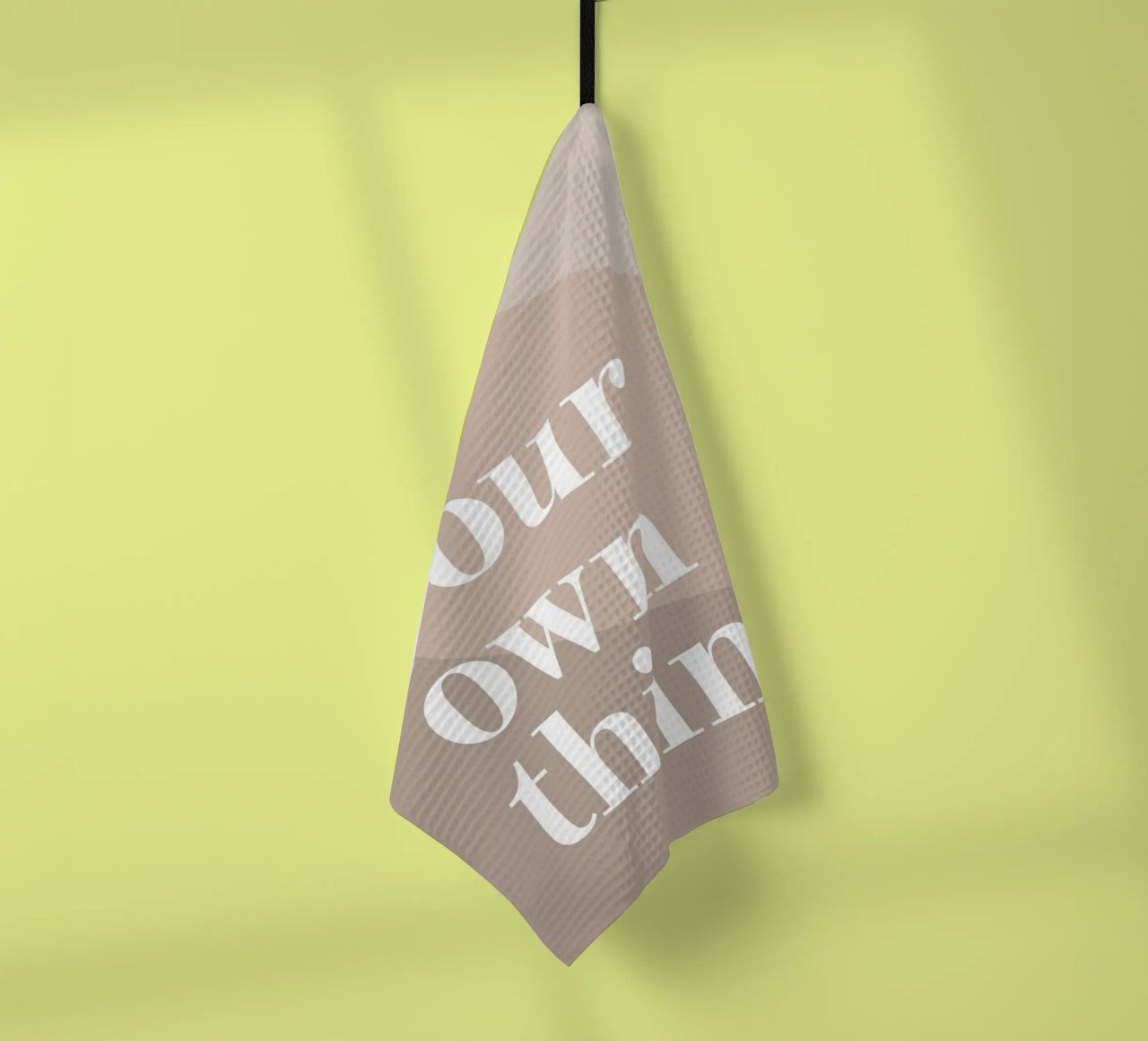 Do your own thing. torchon de WORD & WONDER