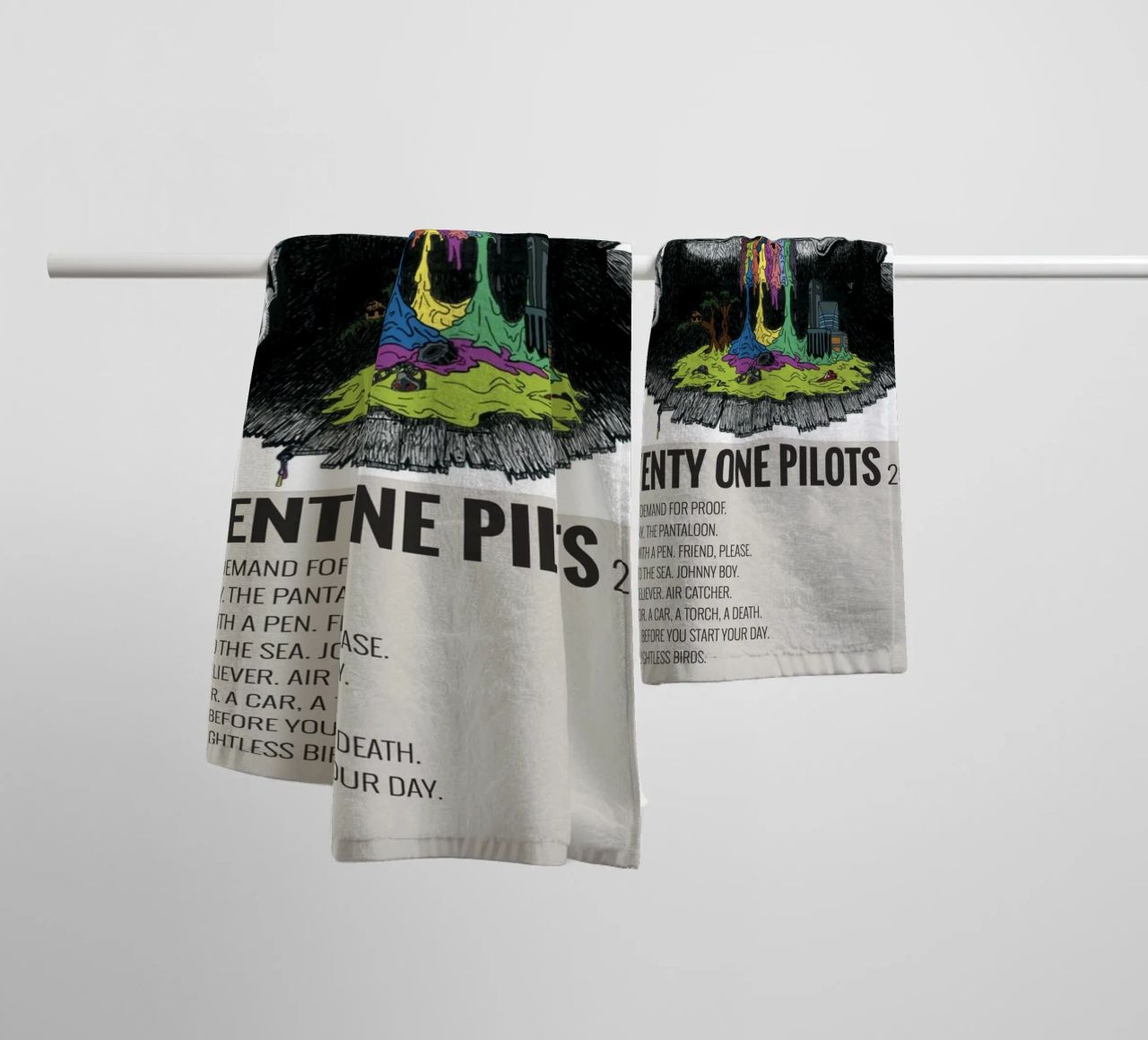 TWENTY ONE PILOTS 2009 towel by SoundStudio