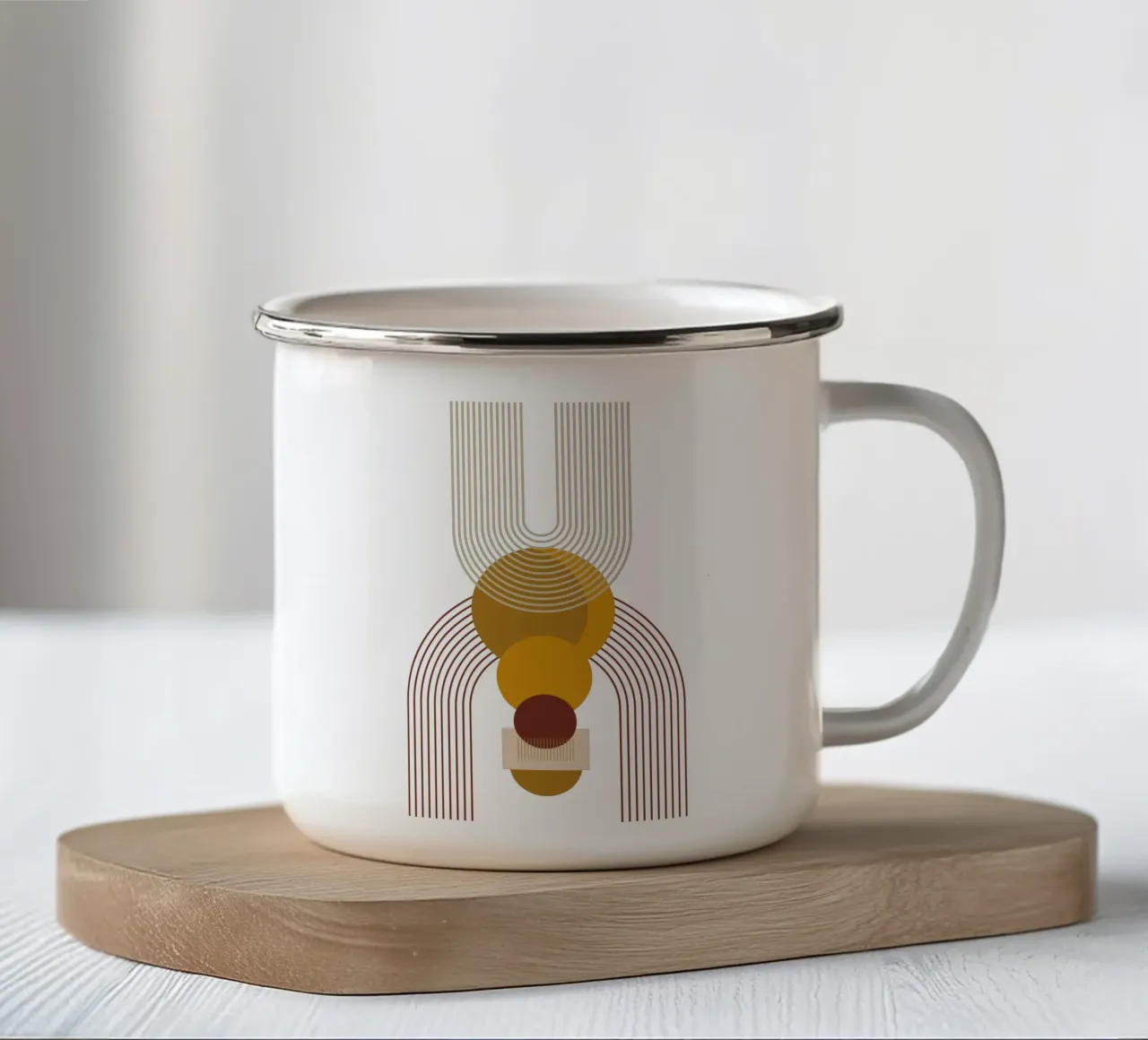 Moderno Minimalista Semplice Elegante tazza in smalto da YSV MINIMALIST