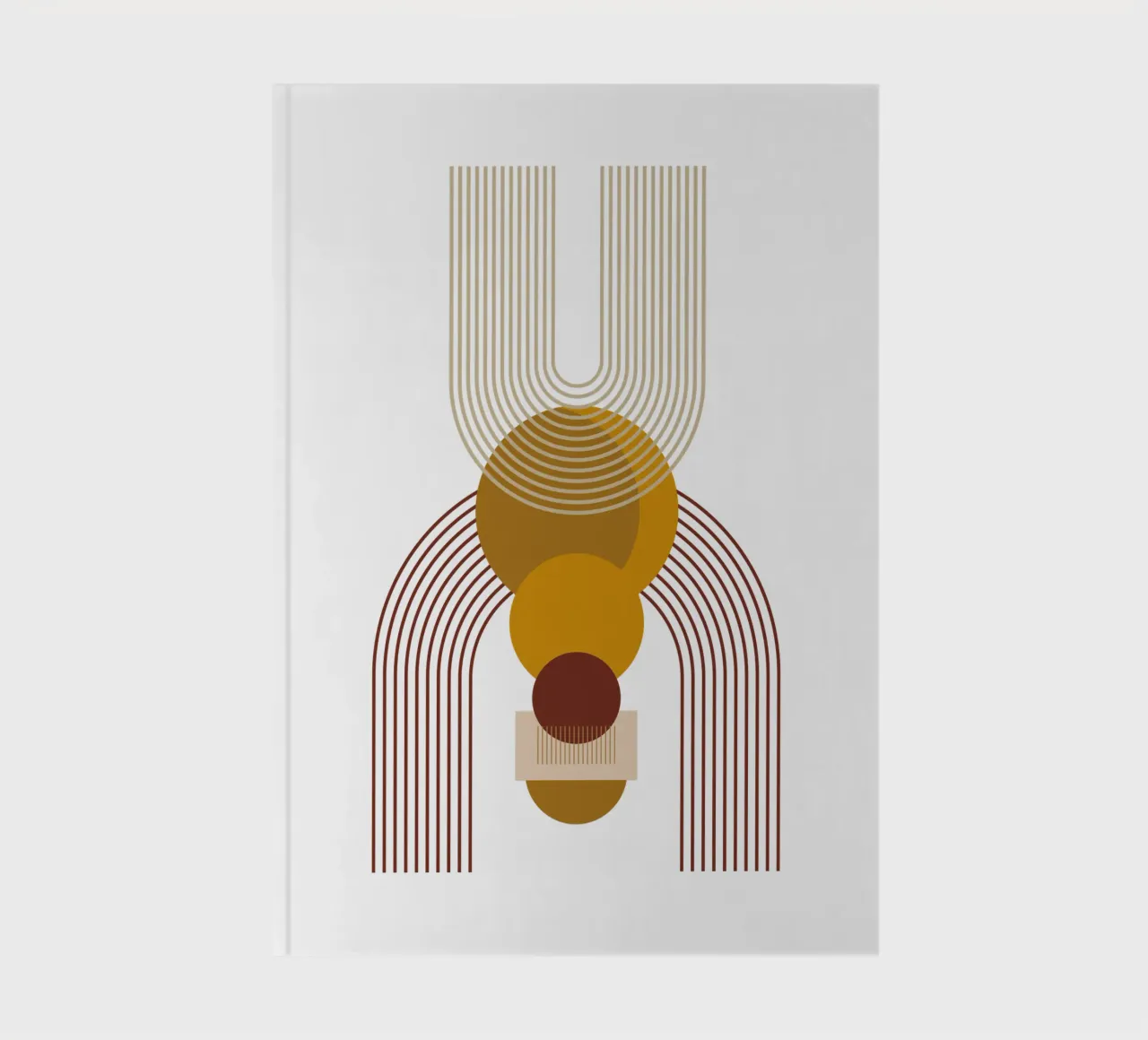 Modern Minimalist Simple Elegant notebook by YSV MINIMALIST