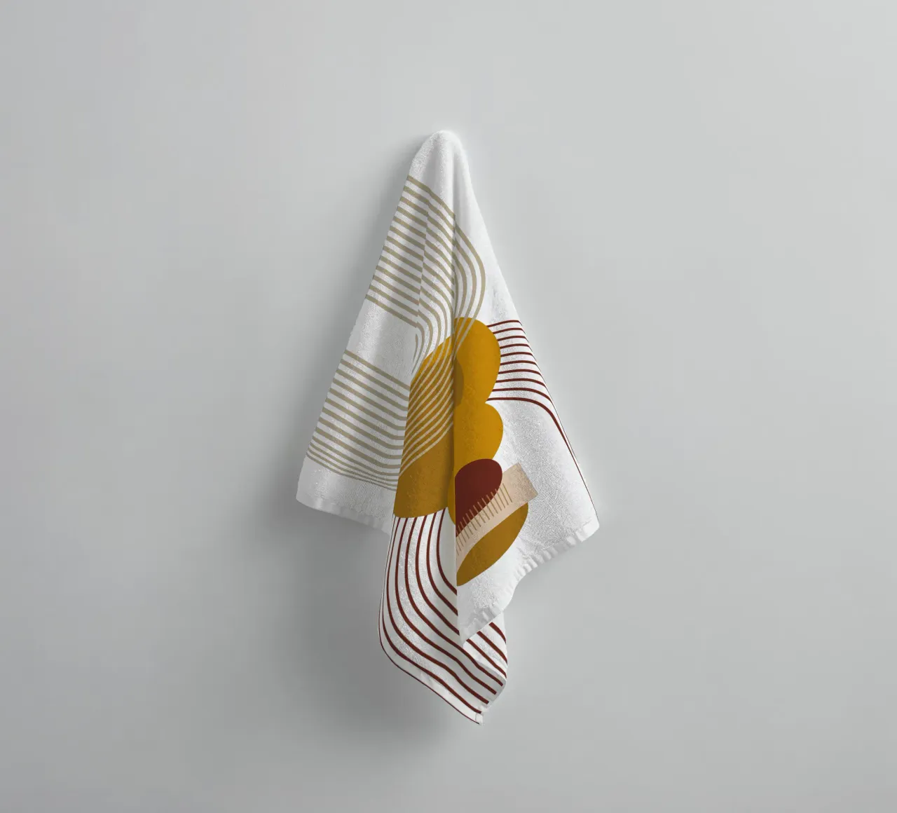 Modern Minimalist Simple Elegant towel by YSV MINIMALIST