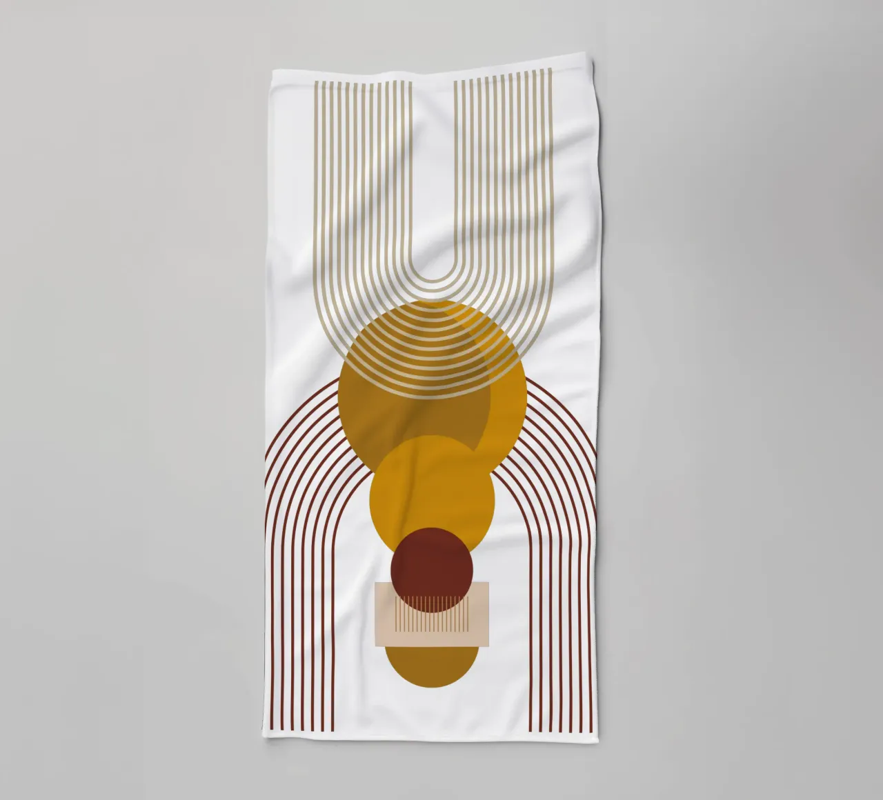 Modern Minimalist Simple Elegant towel by YSV MINIMALIST