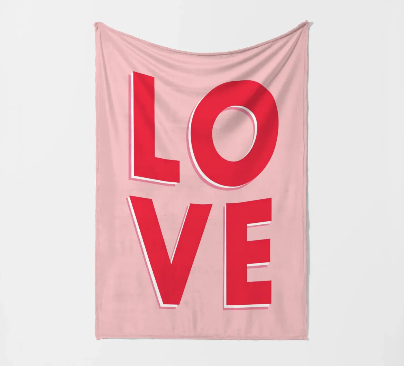 LOVE Fleecedecke von WORD & WONDER