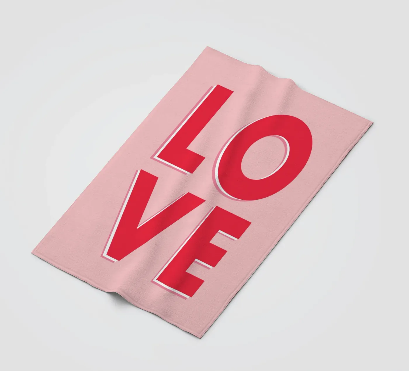 LOVE Fleecedecke von WORD & WONDER