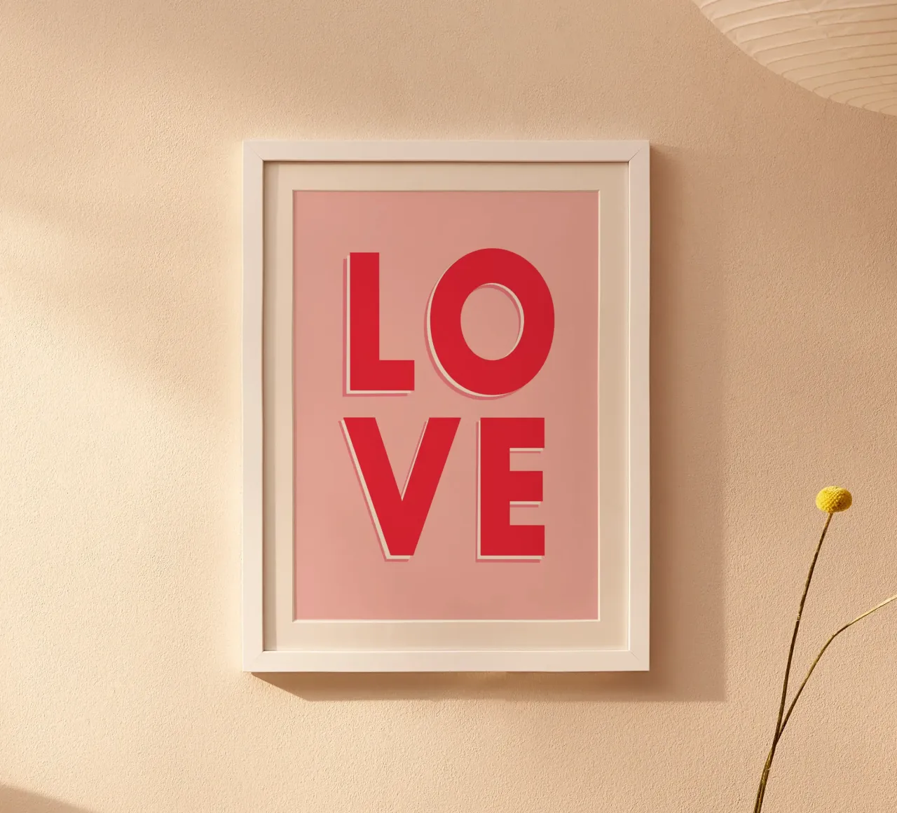 LOVE poster da WORD & WONDER