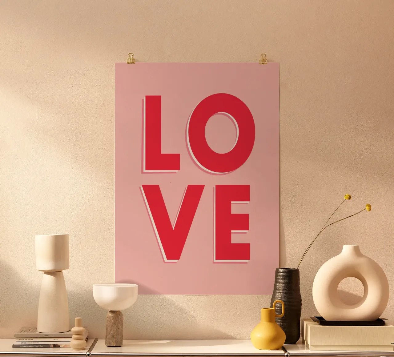 LOVE poster da WORD & WONDER
