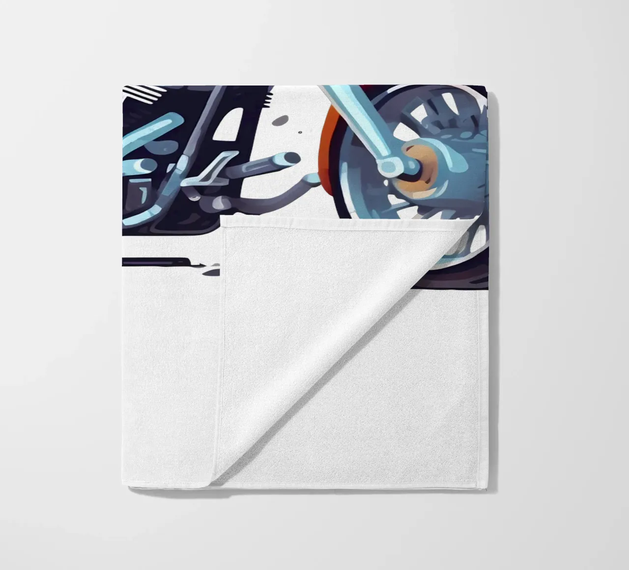 Motorcycle Tour Illustration Trending Now beach towel by Urban Life