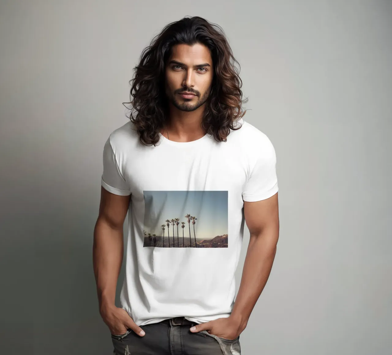 Hollywood Hills t-shirt by Catherine McDonald