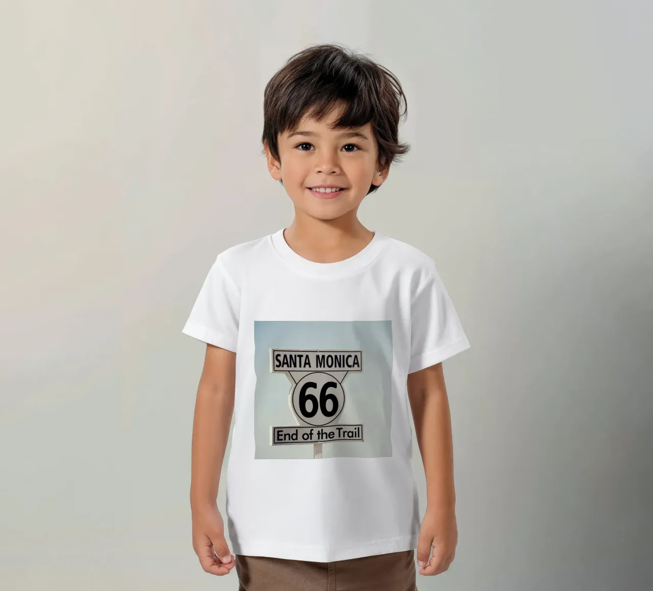 Route 66 kids t-shirt by Catherine McDonald