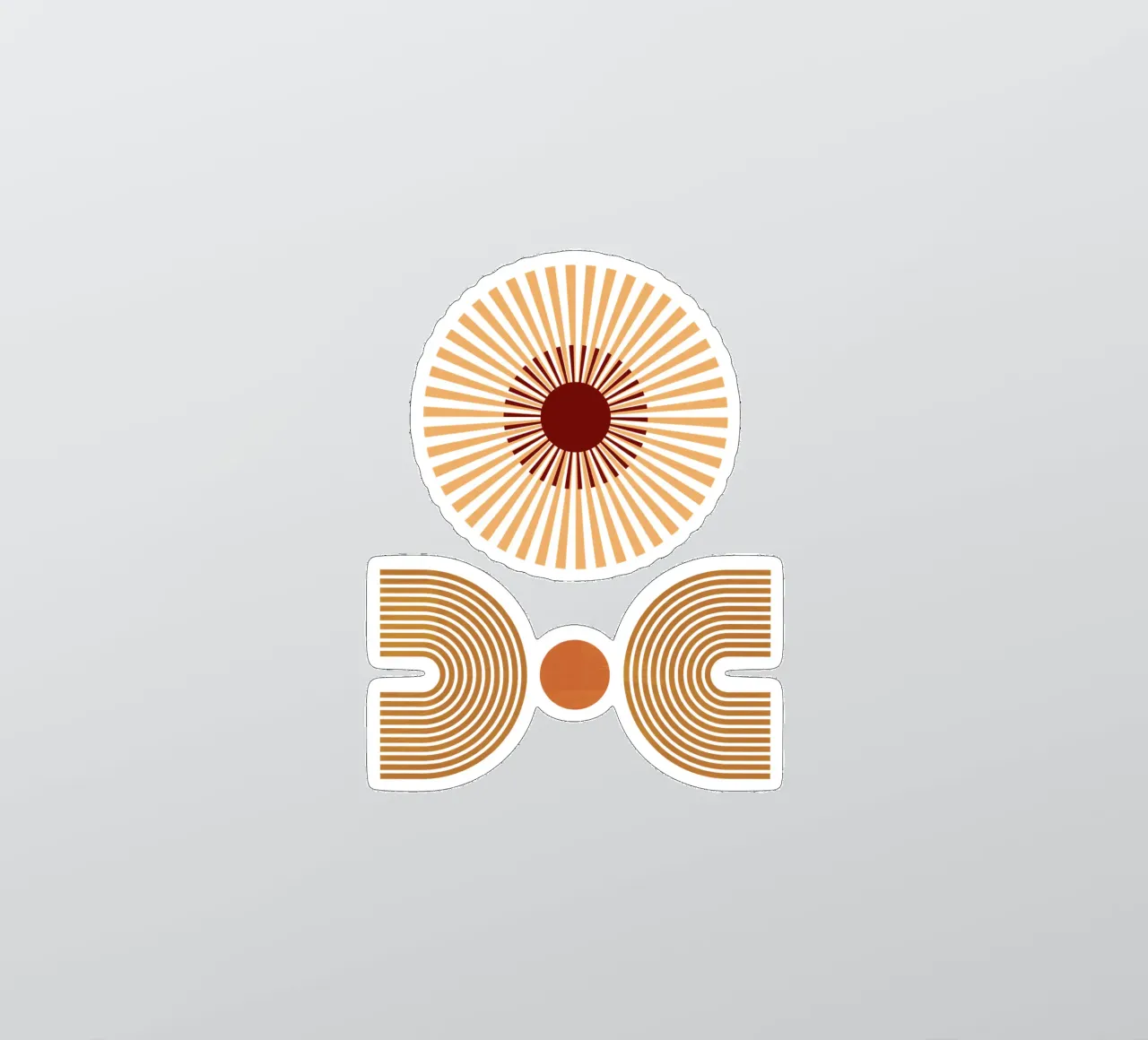 Minimalist Modern Simple Elegant sticker by YSV MINIMALIST