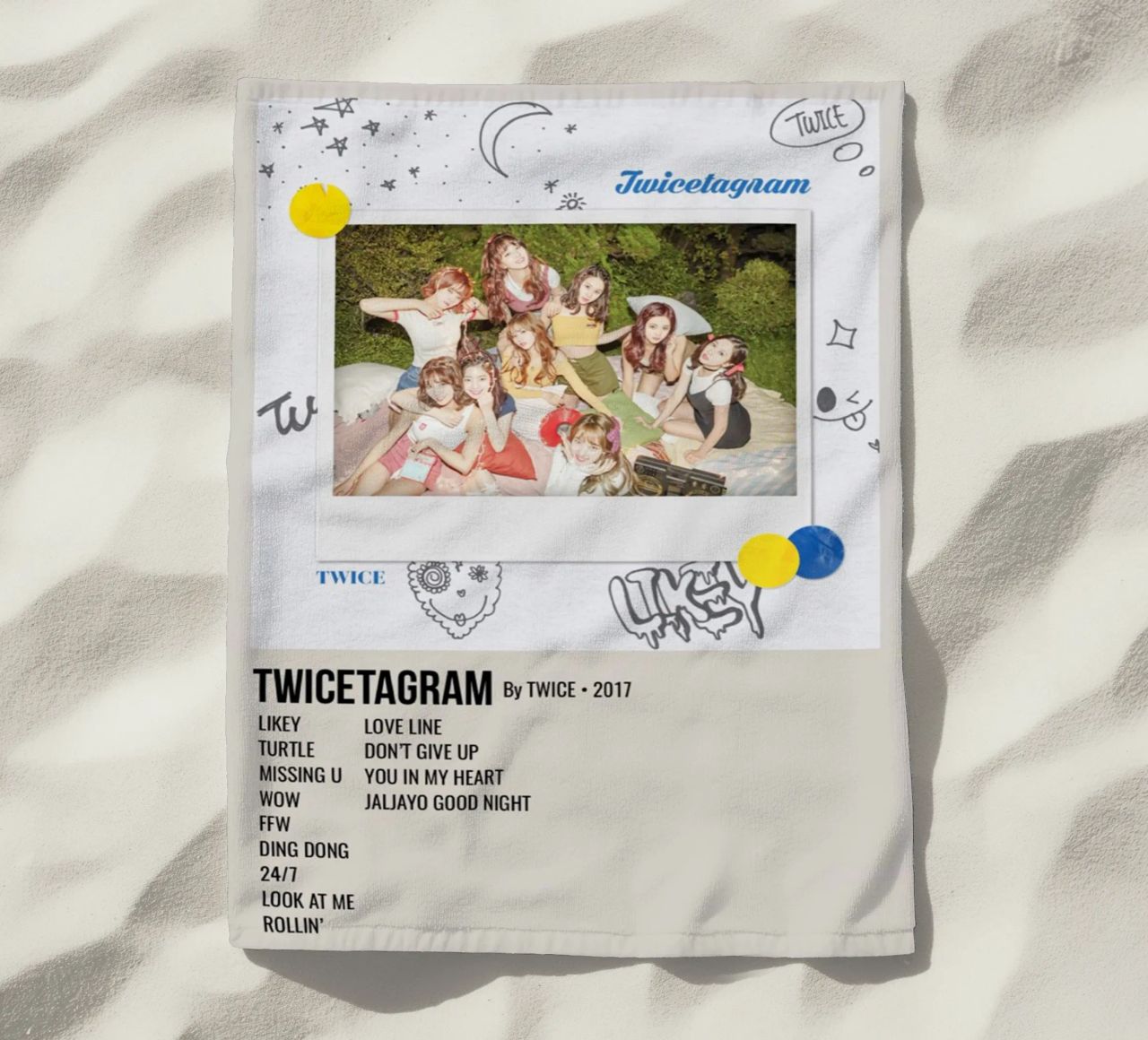 TWICETAGRAM By TWICE - 2017 telo mare da SoundStudio