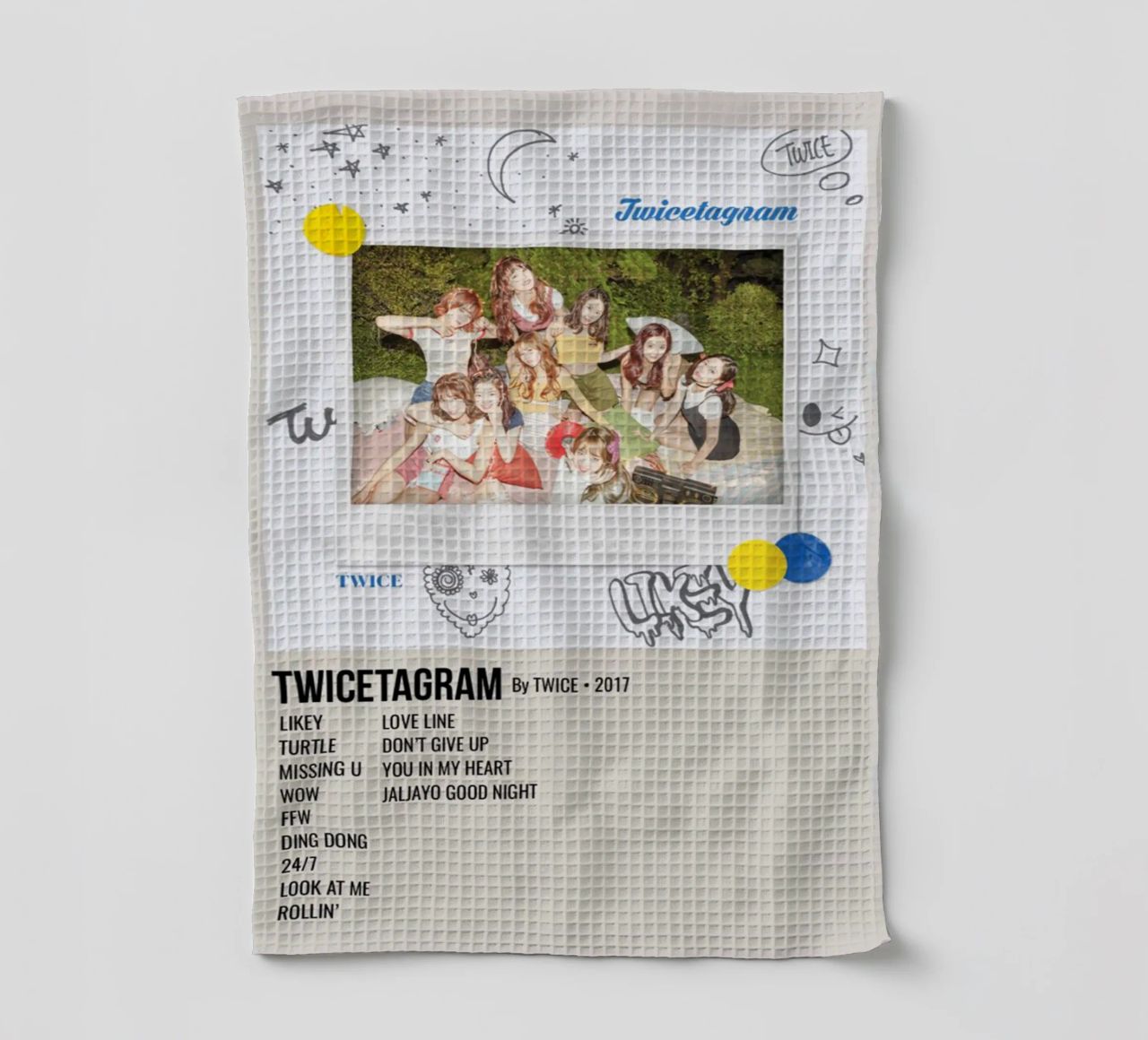 TWICETAGRAM By TWICE - 2017 canovaccio da cucina da SoundStudio