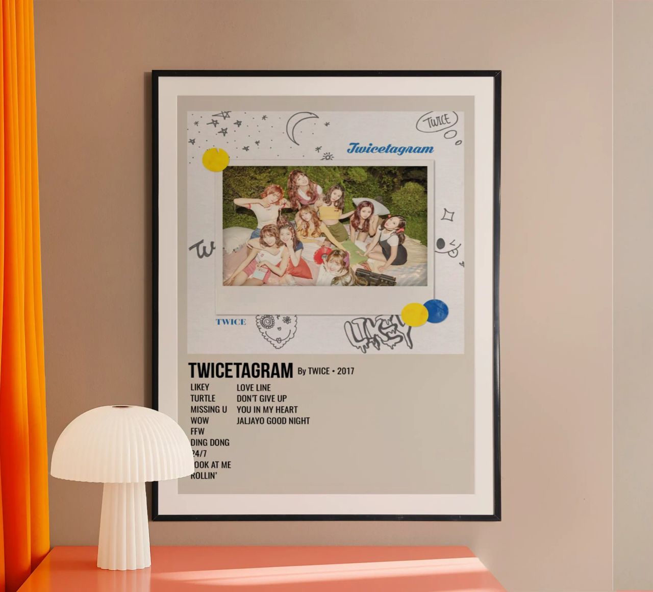 TWICETAGRAM By TWICE - 2017 carta hahnemühle da SoundStudio