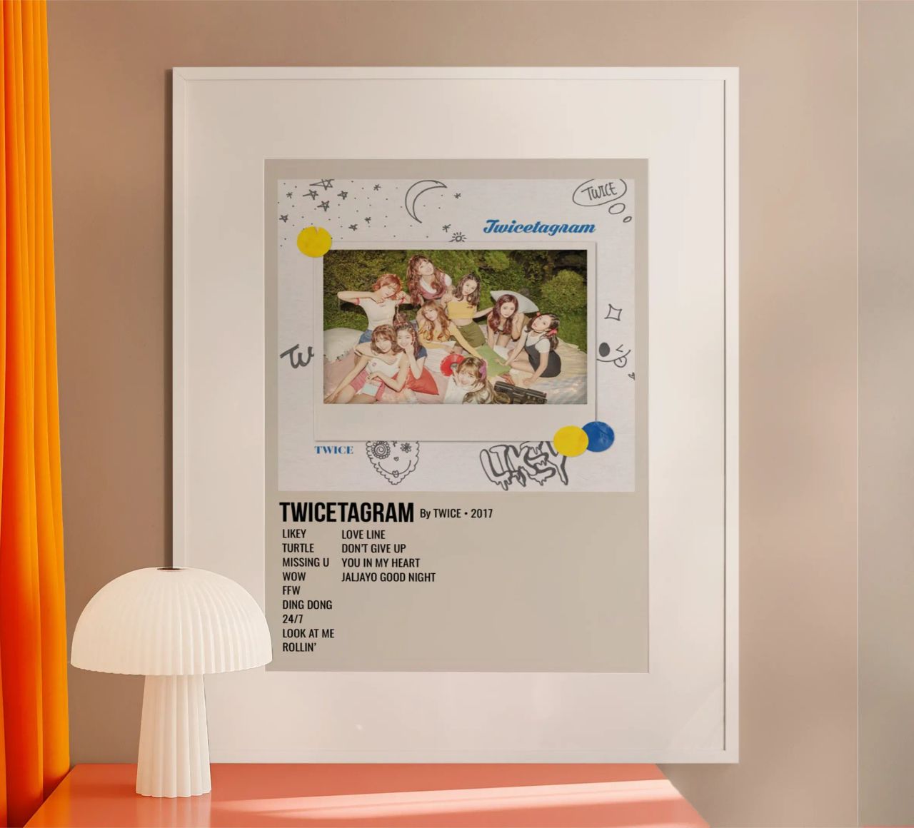TWICETAGRAM By TWICE - 2017 carta hahnemühle da SoundStudio