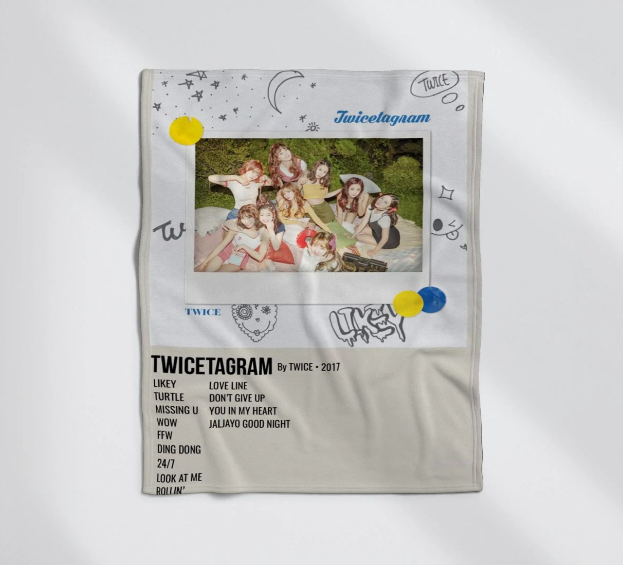 TWICETAGRAM By TWICE - 2017 coperta in pile da SoundStudio
