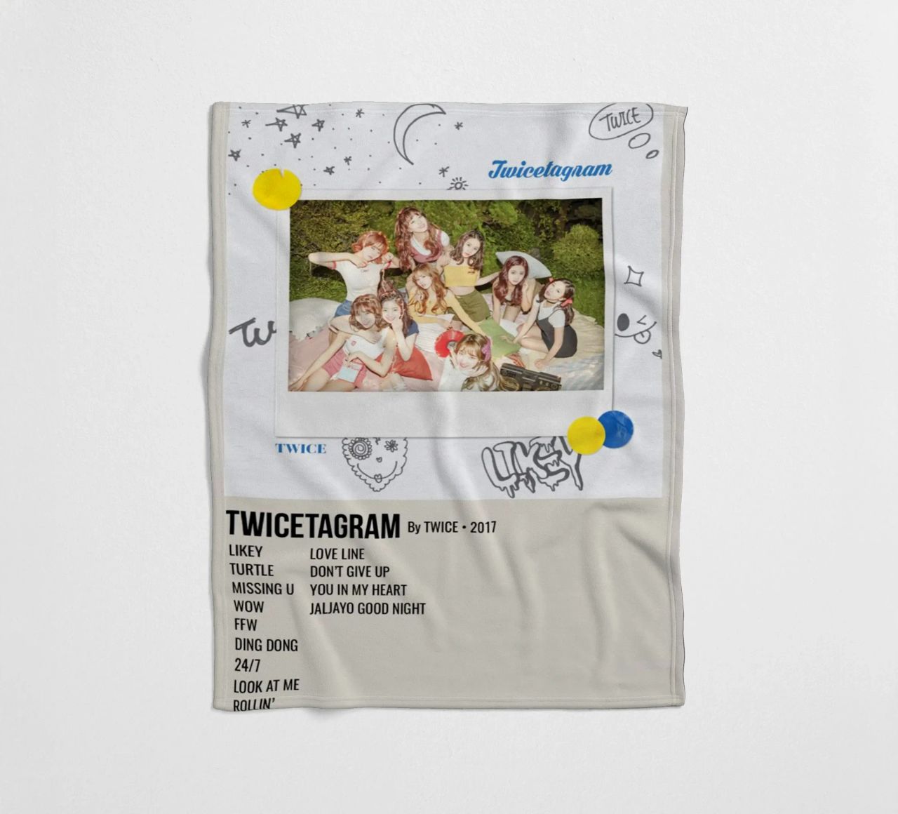 TWICETAGRAM By TWICE - 2017 coperta in pile da SoundStudio