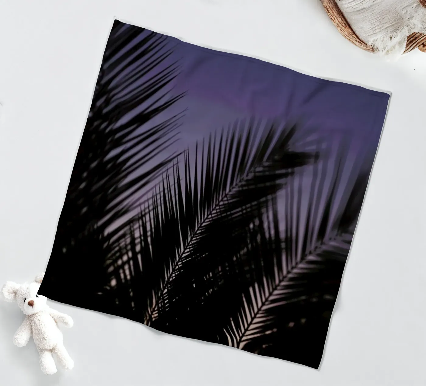 Palms 2 fleecedeken van Catherine McDonald