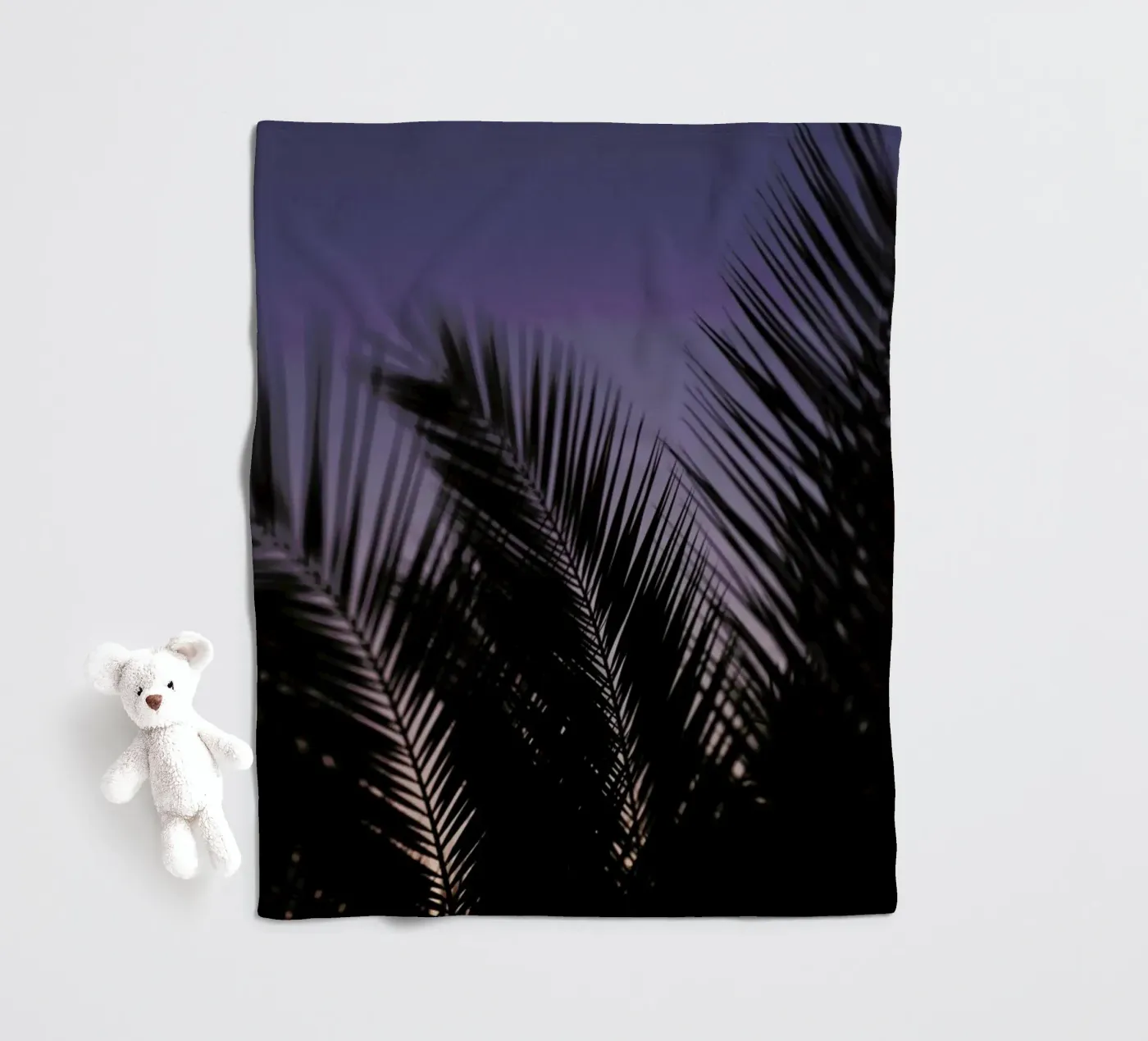 Palms 2 fleecedeken van Catherine McDonald