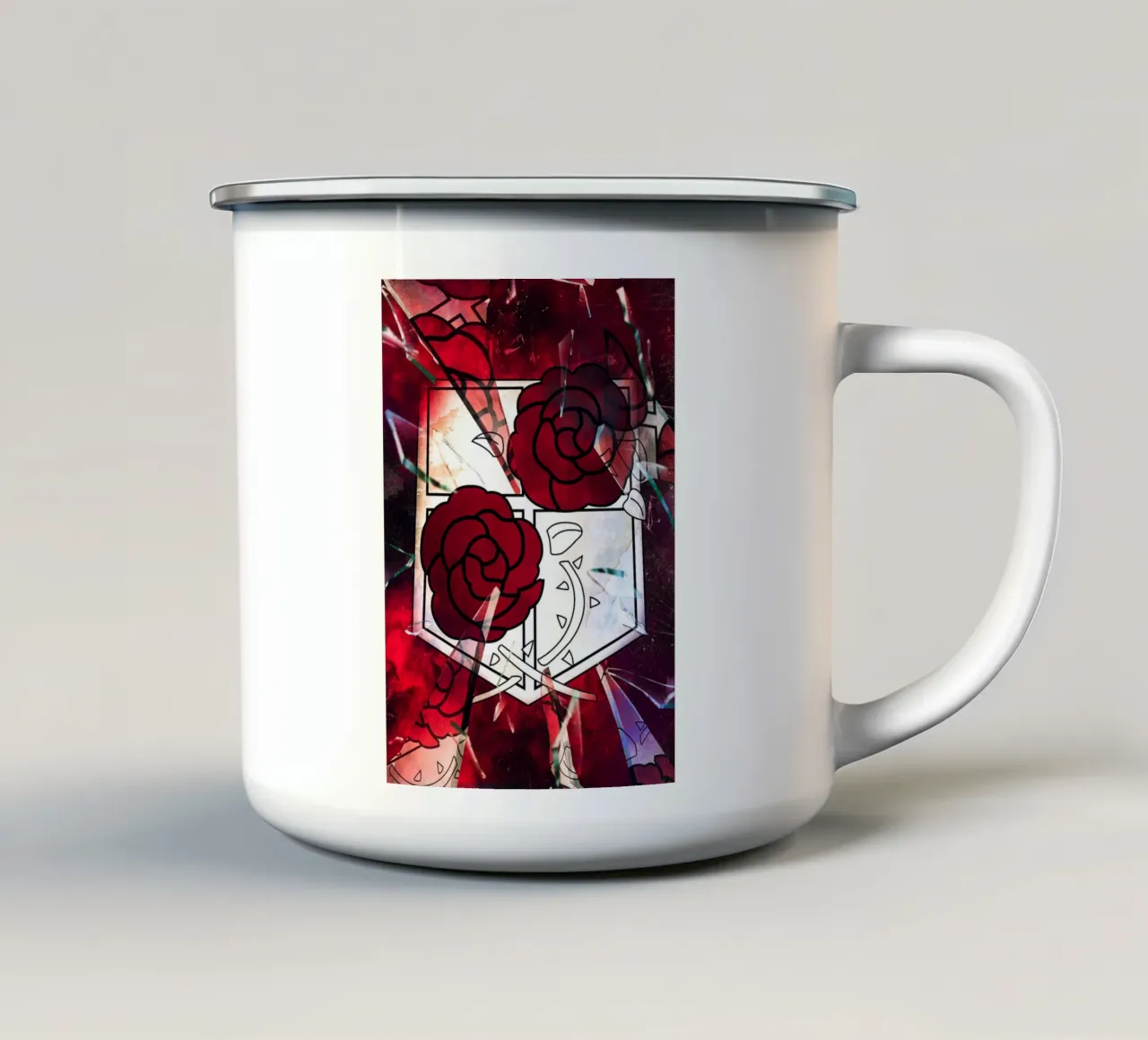 Attack On Titan tazza in smalto da CreativeStudio