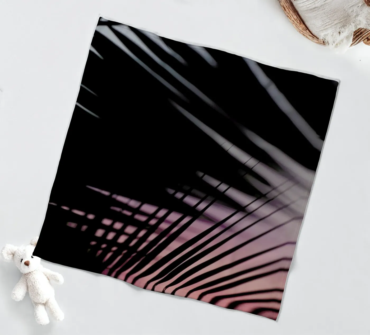 Palms 3 fleecedeken van Catherine McDonald