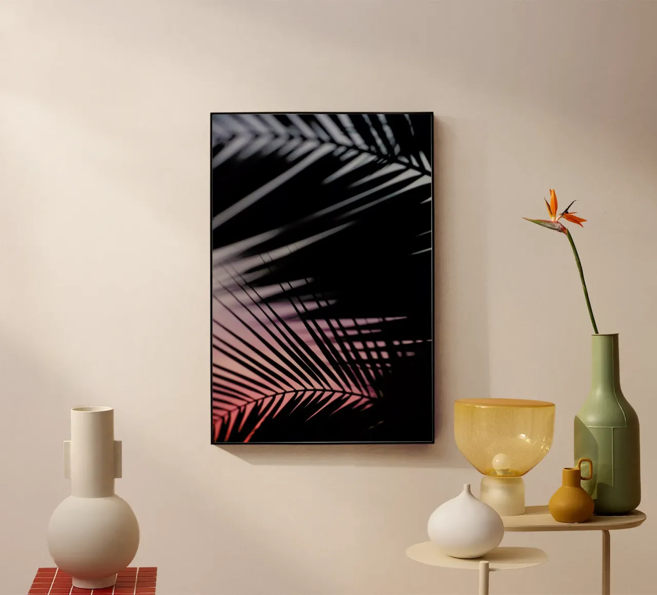 Palms 3 plexiglass da Catherine McDonald