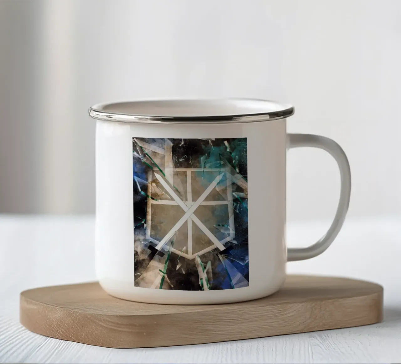 Attack On Titan Trainee Squad tazza in smalto da CreativeStudio